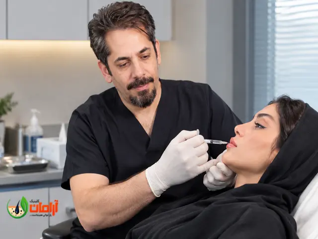 تزریق ژل لب در رشت
